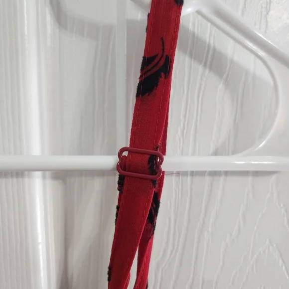 Royal Bones red chiffon high low whimsigoth dress fairy babydoll large - Picture 11 of 14